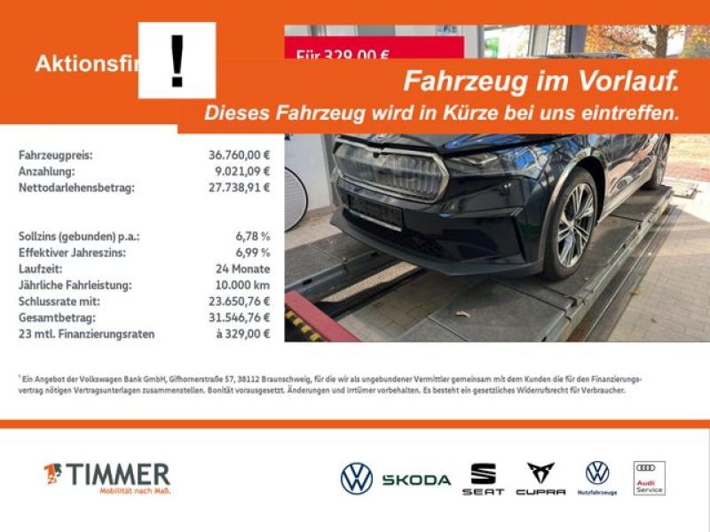 SKODA  Enyaq iV 80x LOFT +WÄPU +AHK +CANTON +MATRIX +AC, Black Magic Perleffekt