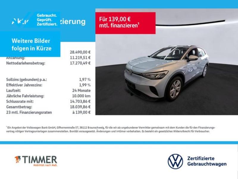 VW  ID.4 PRO PERF. 82 kWh +WÄPU +LED +ACC +CARPLAY +, Scale Silver Metallic