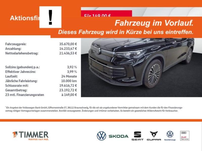 VW  Tiguan 2.0 TDI DSG GOAL +AHZ +360° +LED +ACC +VI, Grenadillschwarz Metallic