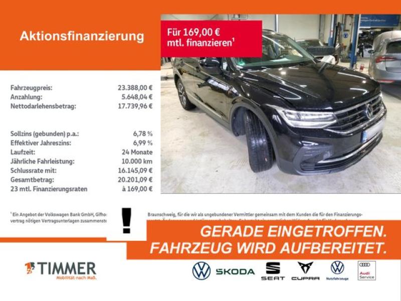 VW  Tiguan 1.5 TSI LIFE +LED +ACC +NAVI +SHZ +17" +A, Deep Black Perleffekt
