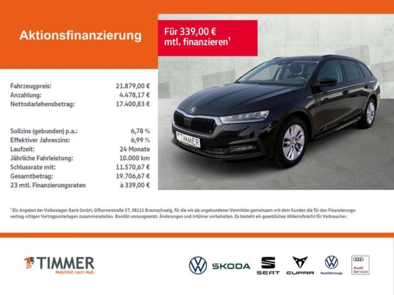 SKODA  Octavia Combi 2.0 TDI DSG *LED *VIRTUAL *NAVI *T, Schwarz-Magic-Perleffekt
