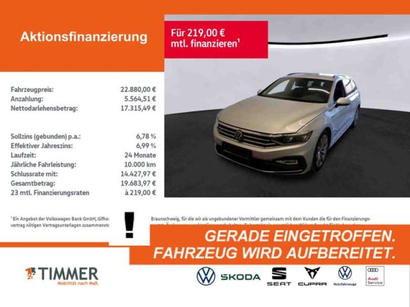 VW  Passat Variant 2.0 TDI DSG R-LINE +AHK +IQ.LIGHT, Scale Silver Metallic