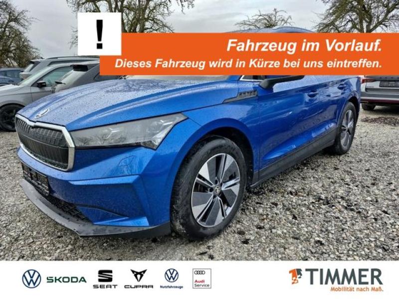 SKODA  Enyaq iV 80 LOUNGE +WÄPU +360° +MATRIX ACC +NAVI, Race Blau Metallic