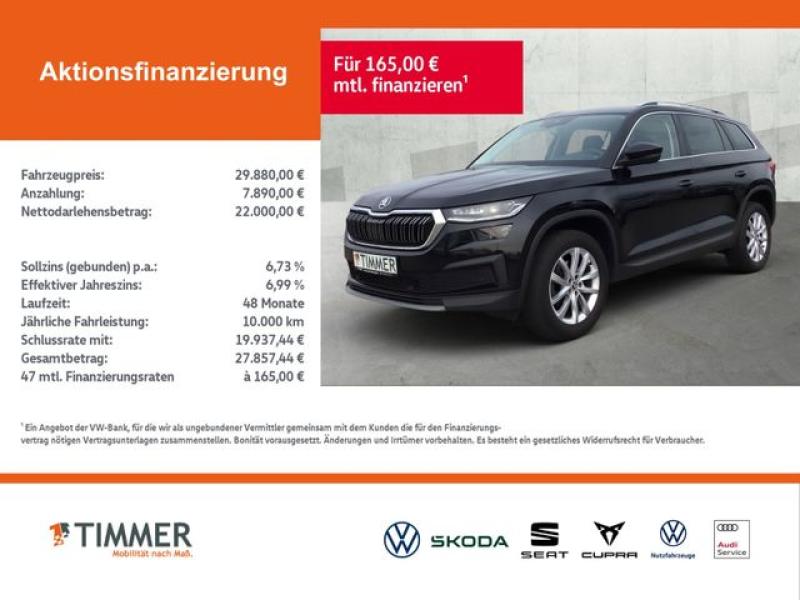 SKODA  Kodiaq 2.0 TDI DSG STYLE*AHK *MATRIX *ACC *VIRTU, Schwarz Magic Perleffekt