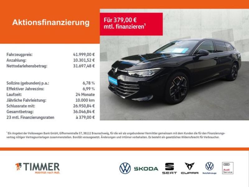 VW  Passat Variant 2.0 TDI Elegance *DSG*IQ-LIGHT*HU, Grenadillschwarz Metallic