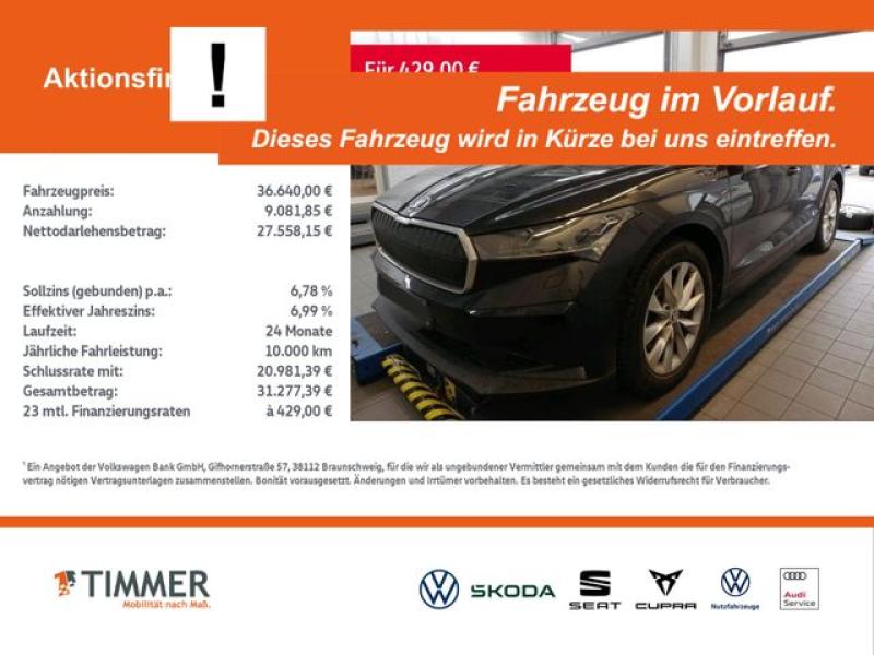 SKODA  Enyaq iV 80 LOFT +WÄPU +AHK +PANO +360° +MATRIX, Black Magic Perleffekt