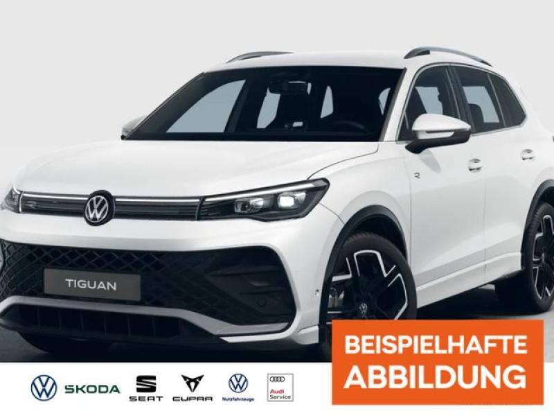 VW  Tiguan 2.0 TDI DSG 4M R-LINE BLACK +AHK +PANO +3, Oryxweiß Perlmutteffekt