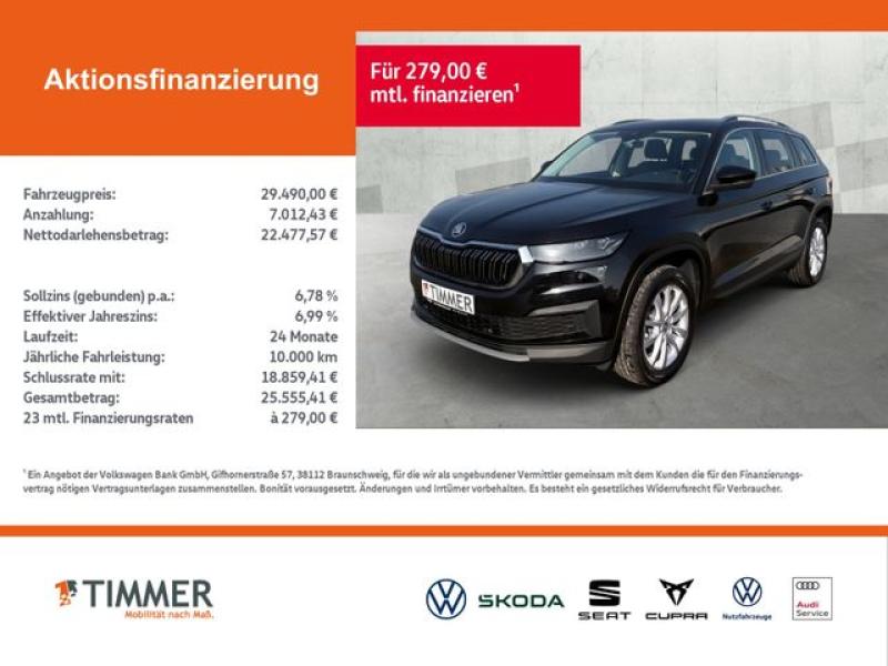 SKODA  Kodiaq 1.5 TSI DSG STYLE +MATRIX +ACC +STHZ +RKA, Black Magic Perleffekt