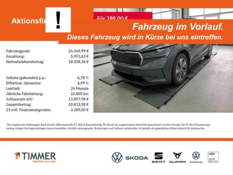 SKODA  Enyaq iV 60 LOFT +RKAM +MATRIX +ACC +NAVI +SHZ +, Quarz Grau Metallic