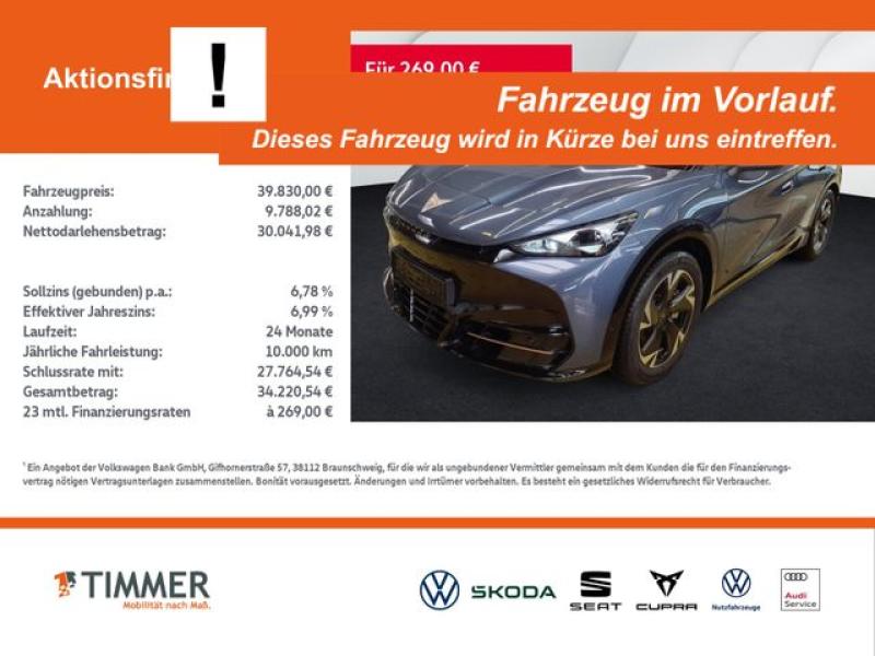 CUPRA  Tavascan 82 kWh ENDURANCE +WÄPU +LED +ACC +RKAM, Tavascan Blau