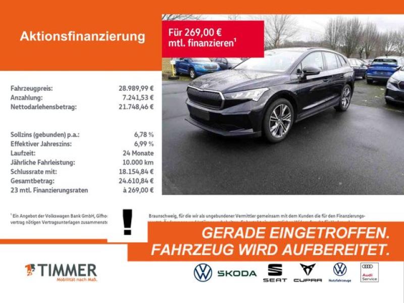 SKODA  Enyaq 60 LOFT +WÄPU +LED +RKAM +CARPLAY +NAVI +2, Black Magic Perleffekt