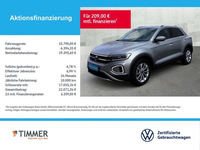 VW  T-Roc 2.0 TDI Style DSG *KAMERA*IQ-DRIVE*BUSINES, Pyrit Silber Metallic