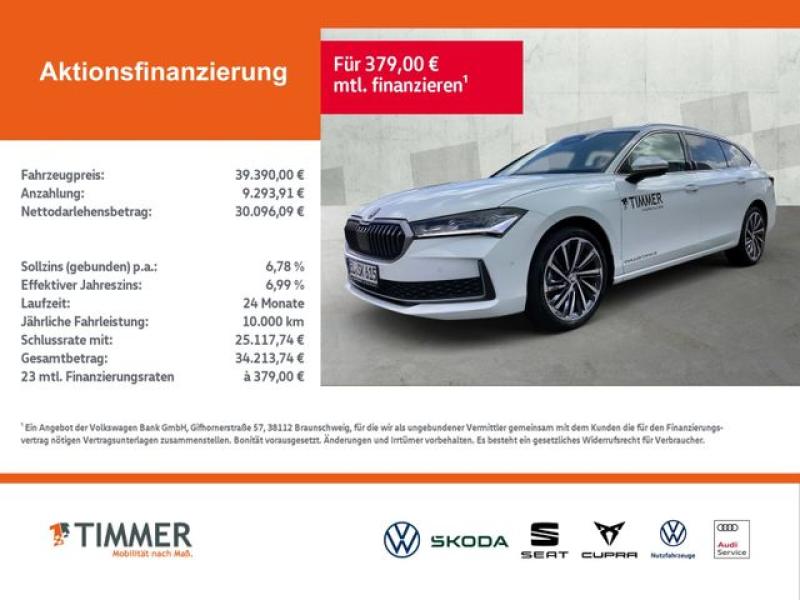 SKODA  Superb Combi 2.0 TDI DSG L&K *Pano*ErgoSitze*19", weiß