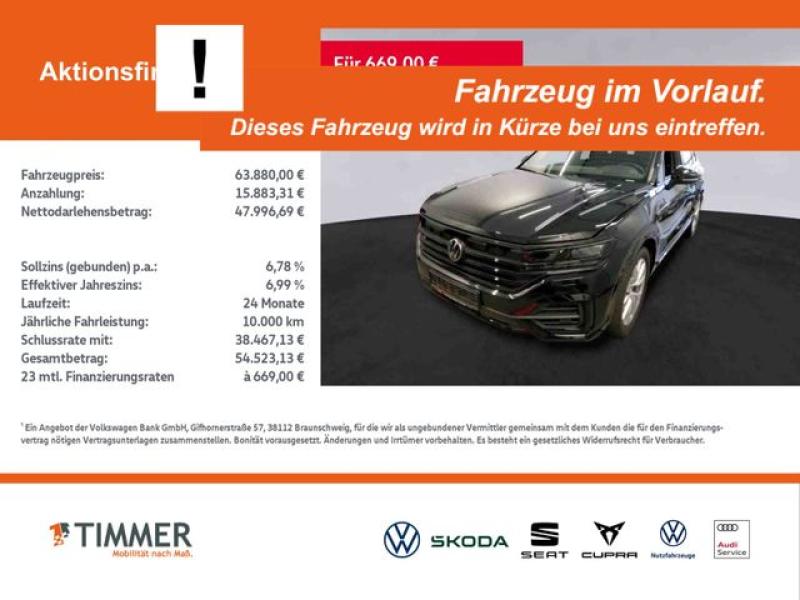VW  Touareg 3.0 TDI V6 4M R-LINE BLACK +AHK+DYNAUDIO, Grenadillschwarz Metallic