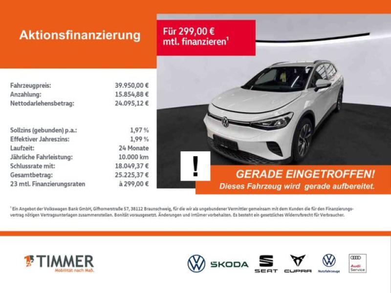 VW  ID.4 PRO 82 kWh +AHK +H&K +360° +HuD +CARPLAY +L, Gletscherweiß Metallic
