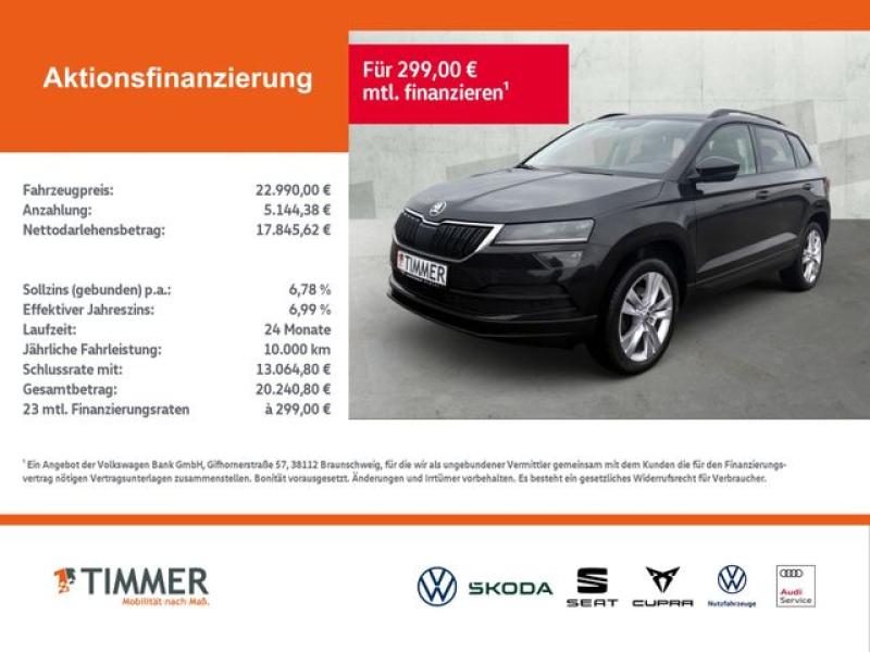 SKODA  Karoq 2.0 TDI STYLE +LED +RKAM +STHZ +NAVI +SHZ, Black Magic Perleffekt