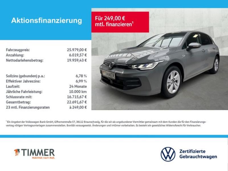 VW  Golf Life 1.5 TSI *ALLSEASON*AIR CARE*ASSIST-PAK, Mondsteingrau