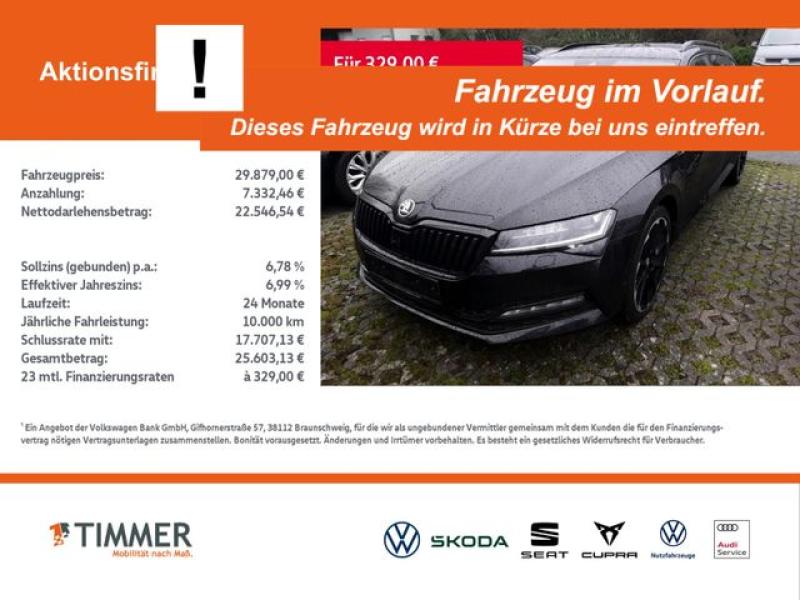 SKODA  Superb Combi 2.0 TDI DSG SPORTLINE +AHK +DCC +ST, Black Magic Perleffekt