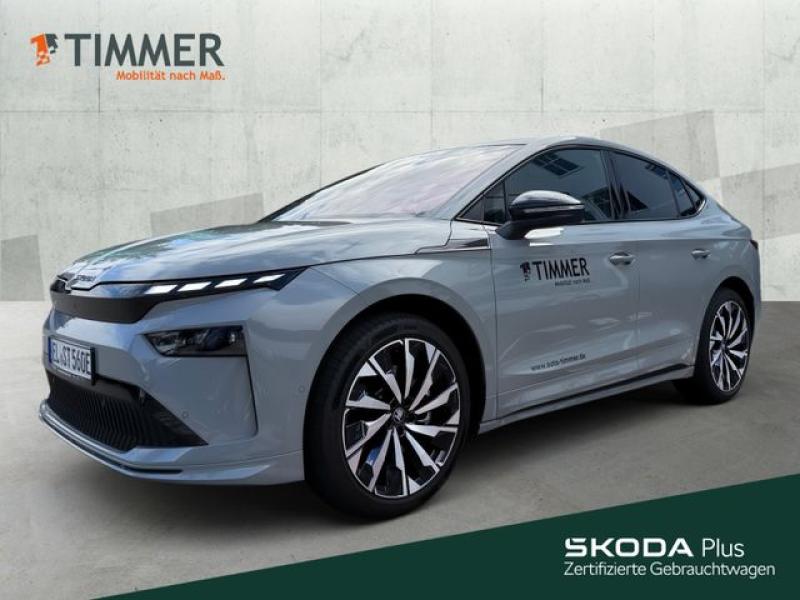 SKODA  Enyaq Coupé 85 Sportline *MAXX*AHK*MATRIX*TRANSP, stahl-grau