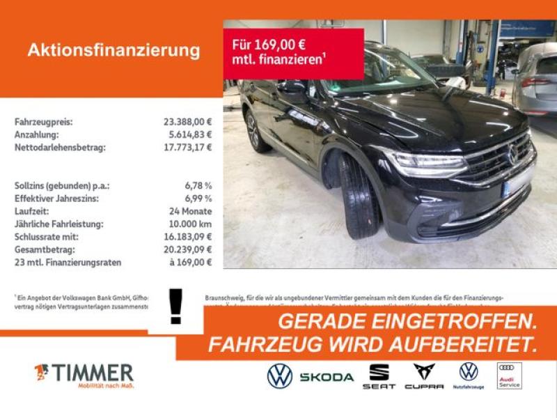 VW  Tiguan 1.5 TSI LIFE +LED +ACC +NAVI +SHZ +17" +A, Deep Black Perleffekt