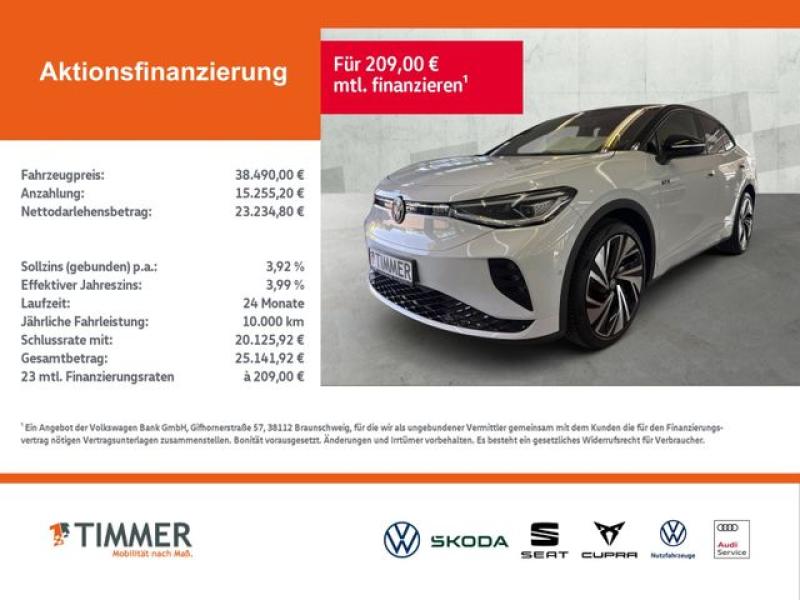 VW  ID.5 GTX 4M 82 kWh +360° +IQ.LIGHT +ACC +CARPLAY, Gletscherweiß Metallic