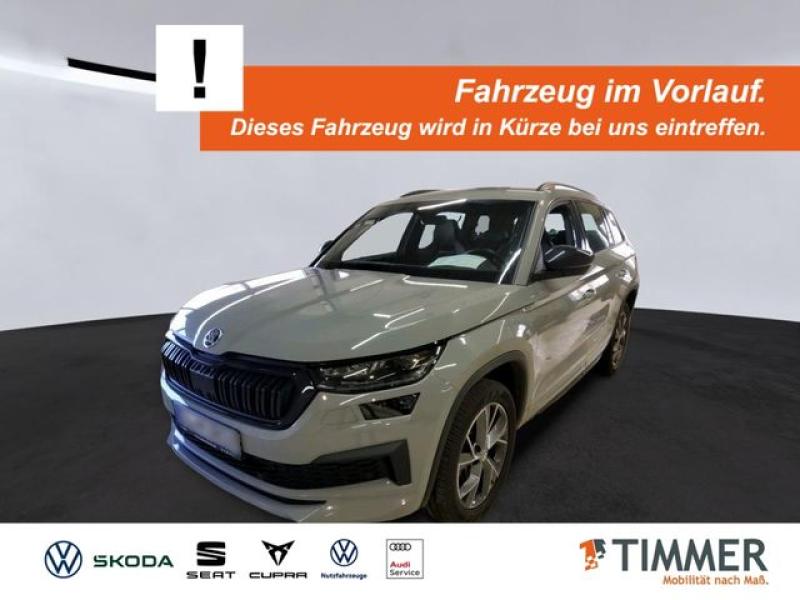SKODA  Kodiaq 2.0 TDI DSG SPORTLINE +AHK +CANTON +MATRI, Stahl Grau