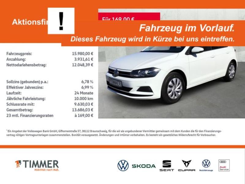 VW  Polo 1.0 TSI COMFORTLINE +NAVI +SHZ +DAB+ +PDC +, Pure White