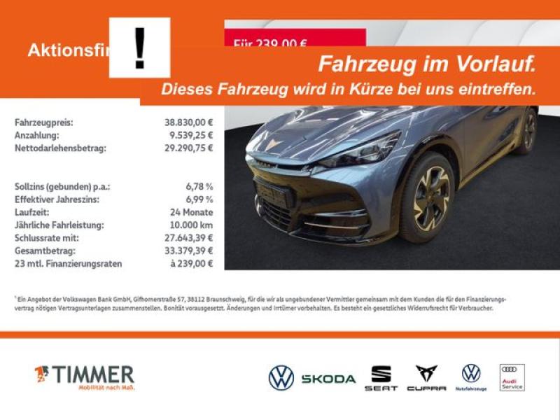 CUPRA  Tavascan 82 kWh ENDURANCE +WÄPU +LED +ACC +RKAM, Tavascan Blau