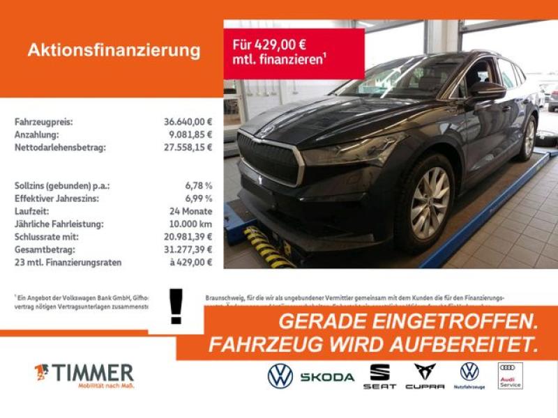 SKODA  Enyaq iV 80 LOFT +WÄPU +AHK +PANO +360° +MATRIX, Black Magic Perleffekt