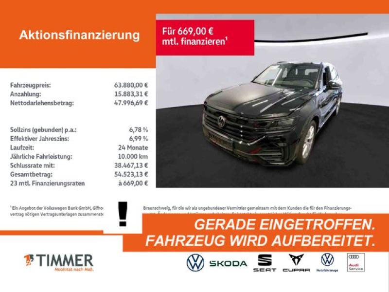 VW  Touareg 3.0 TDI V6 4M R-LINE BLACK +AHK+DYNAUDIO, Grenadillschwarz Metallic