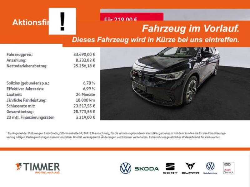 VW  ID.5 GTX 4M 82 kWh +WÄPU +PANO +360° +DCC +IQ.LI, Grenadillschwarz Metallic