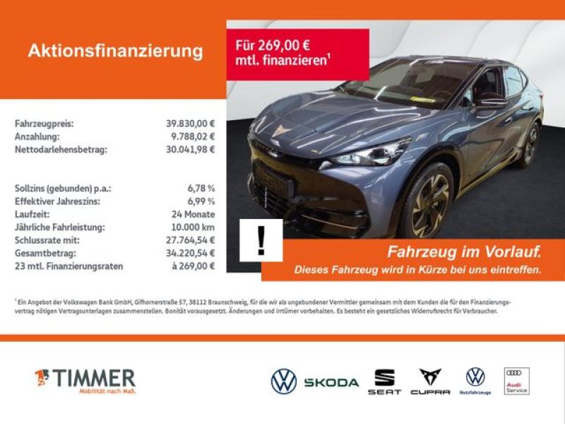 CUPRA  Tavascan 82 kWh ENDURANCE +WÄPU +LED +ACC +RKAM, Tavascan Blau