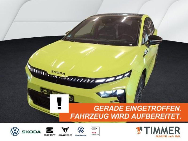 SKODA  Enyaq Coupé 85x RS +WÄPU +CANTON +PANO +360° +Hu, Mamba-Grün
