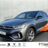 VW  T-Roc 1.5 TSI DSG R-LINE AHK+LED +RKAM +ACC +APP, Indiumgrau Metallic