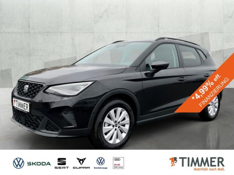 SEAT  Arona Road Edition 1.0TSI 85kW (116 PS)*DSG*RFK*, Midnight Schwarz Metallic