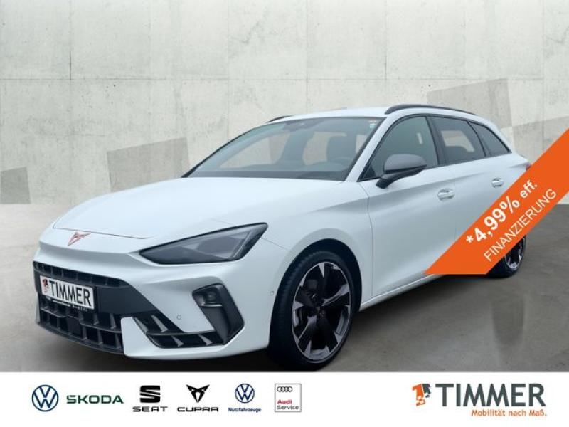 CUPRA  Leon ST 2.0 TDI DSG +AHK +LED +ACC +RKAM +NAVI +, Glacial Weiß Metallic