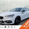 SEAT  Leon FR Black Edition 1.5eTSI 110kW (150 PS) *DS, Glacial Weiß Metallic