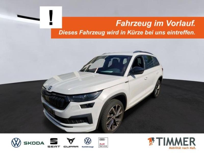SKODA  Kodiaq 2.0 TDI DSG 4x4 SPORTLINE +AHK +CANTON +M, Moon Weiß Perleffekt
