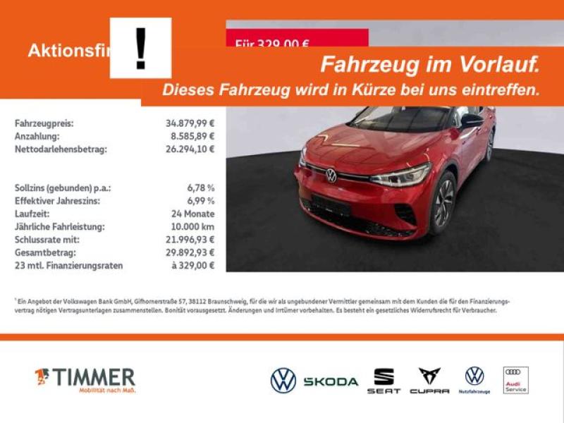 VW  ID.5 GTX 4M 82 kWh +WÄPU +360° +IQ.LIGHT +ACC +C, Kings Red Metallic