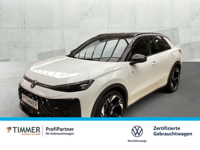 VW  T-Roc R-Line 1.5 l eTSI OPF DSG, Pure White Schwarz