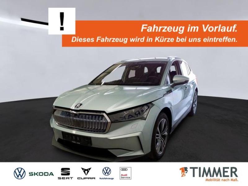 SKODA  Enyaq iV 80x LOFT +WÄPU +AHK +CANTON +MATRIX +AC, Arctic Silber Metallic