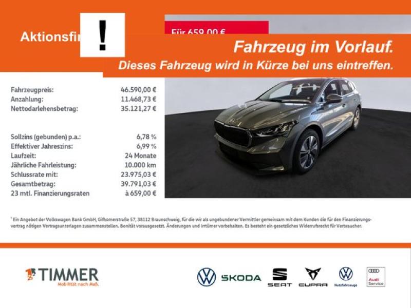 SKODA  Enyaq 85x LOFT +WÄPU +LED +ACC +CARPLAY +RKAM +N, Graphite Grau Metallic