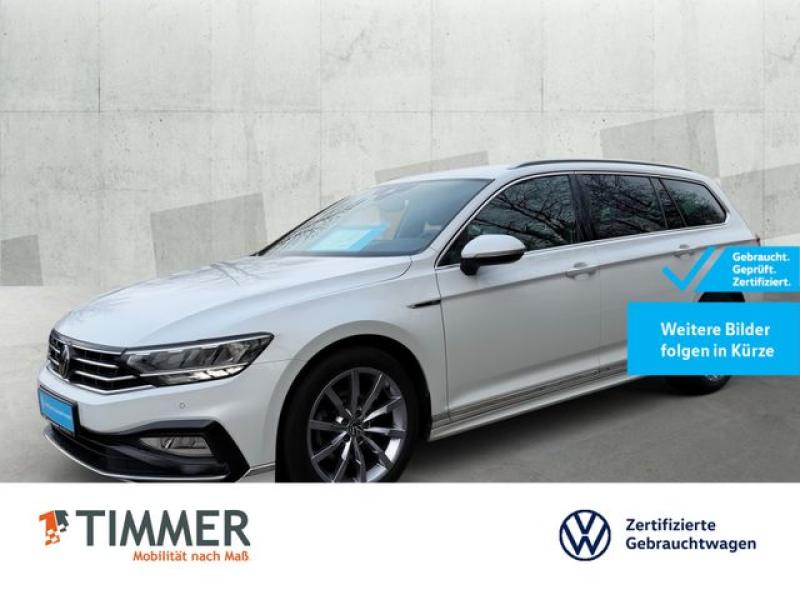 VW  Passat Variant 2.0 TDI DSG R-LINE +AHK +H&K +RKA, Gletscherweiß Metallic