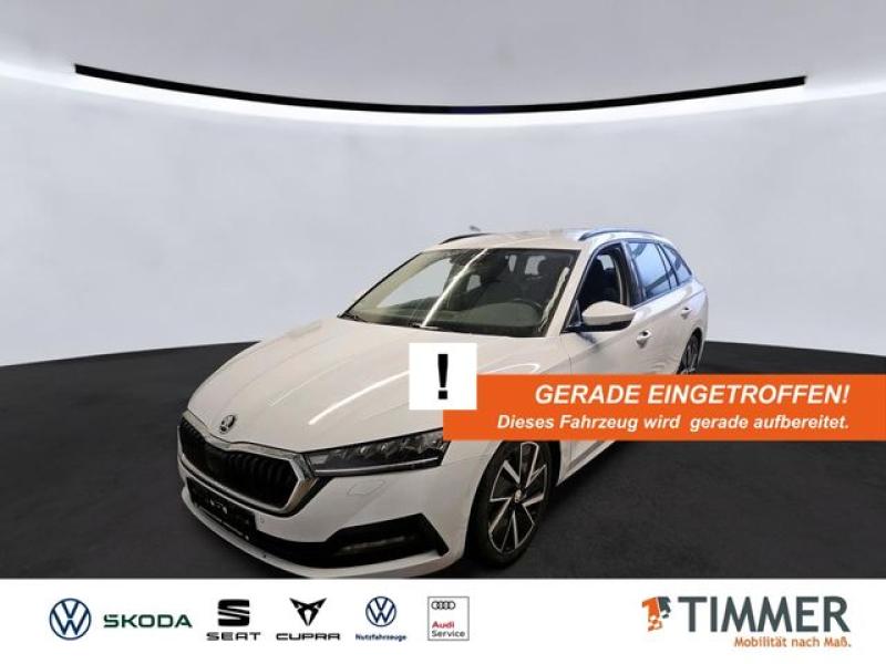 SKODA  Octavia Combi 2.0 TDI DSG CLEVER +AHK +LED +RKAM, Moon-Weiß Perleffekt