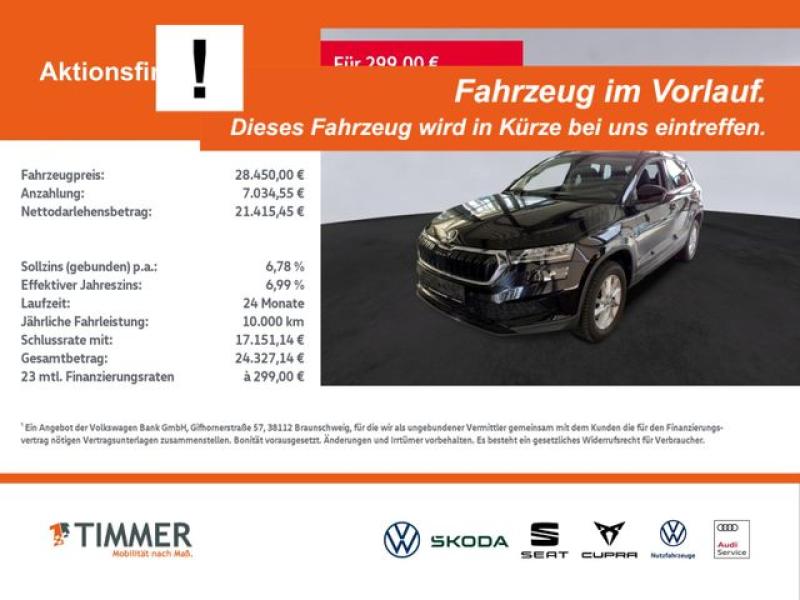 SKODA  Karoq 1.5 TSI DSG STYLE +LED +RKAM +VIRTUAL +NAV, Black Magic Perleffekt