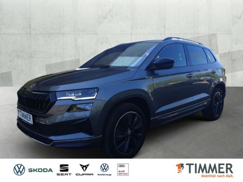 SKODA  Karoq 2.0 TDI Sportline 4x4 +AHK+RFK+MATRIX-LED+, Graphite-Grau Metallic