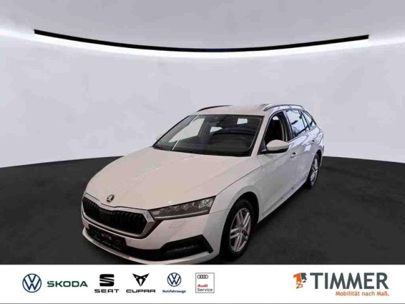 SKODA  Octavia Combi 2.0 TDI DSG +AHK +LED +NAVI +SHZ +, Moon Weiß Perleffekt