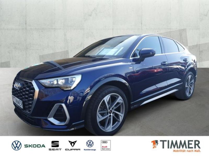 AUDI  Q3 Sportback 35 TFSI S tronic S LINE +AHK +SONOS, Navarrablau Metallic