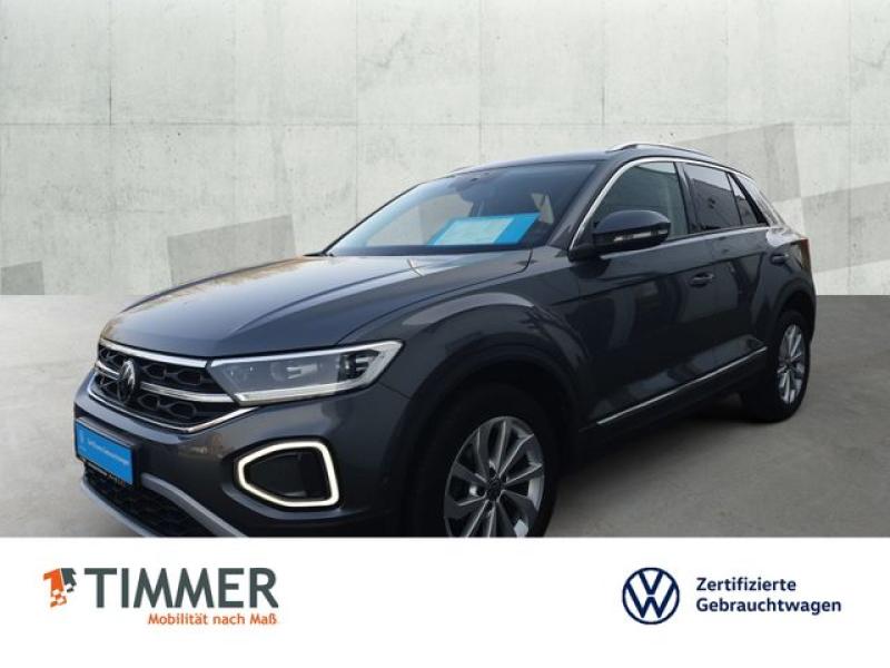 VW  T-Roc 1.5 TSI DSG STYLE +LED +ACC +RKAM +VIRTUAL, Indiumgrau Metallic