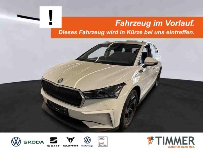SKODA  Enyaq iV 80x LOFT +AHK +MATRIX +ACC +CARPLAY +RK, Moon Weiß Perleffekt